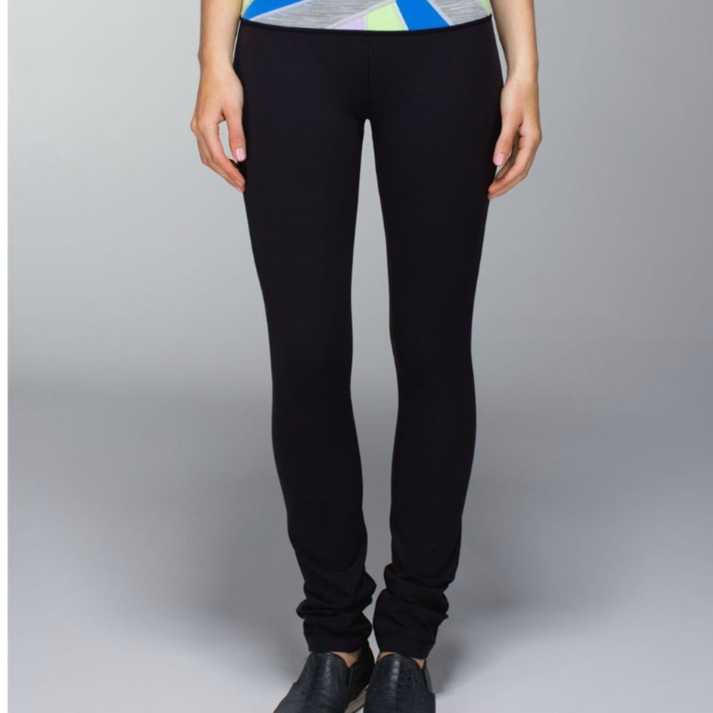 Lululemon skinny groove reversible leggings